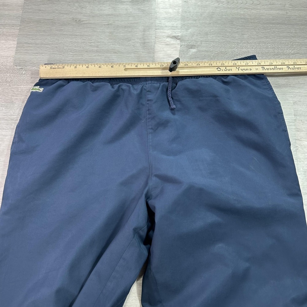 Lacoste Sport Track Pants Mens XL Blue Elastic Waist Zip Hem Athletic 5271-PE - Picture 9 of 16